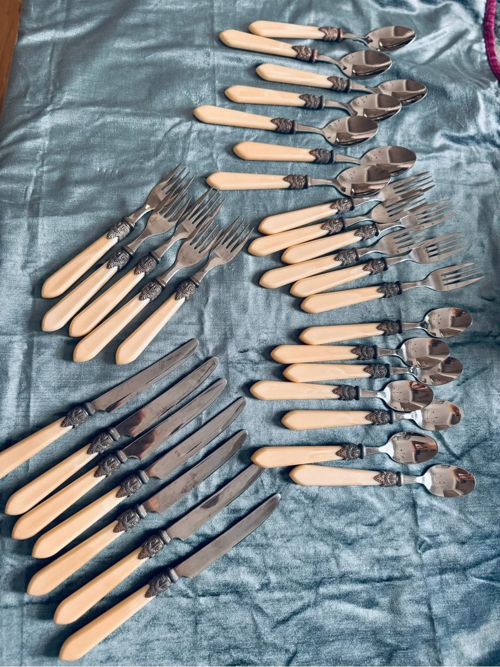 Vintage Stainless Steel Flatware China 33Ps